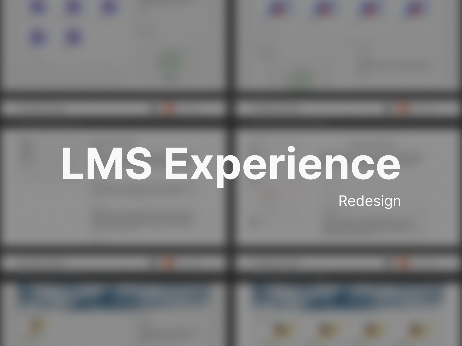 LMS Product redesign